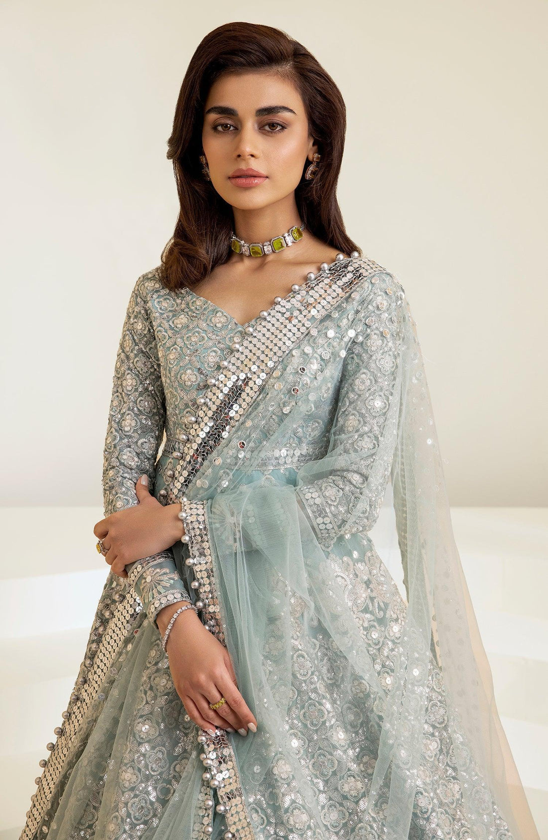 Maryum N Maria | The Brides 23 | Soft Hint (MS23-531) - Aqsa Fabrics