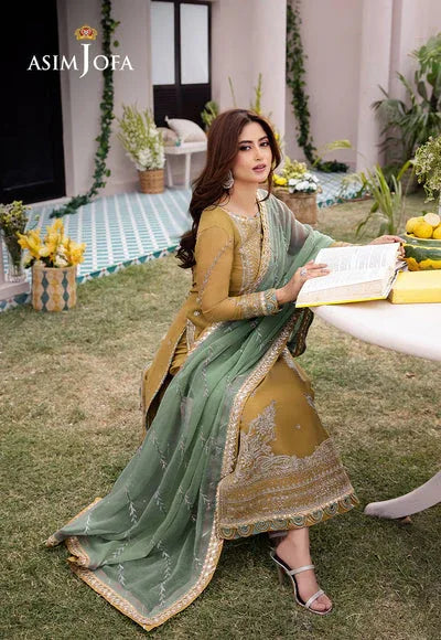 Asim Jofa | Dhanak Rang Collection | AJCF-16 - Aqsa Fabrics