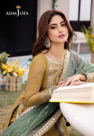 Asim Jofa | Dhanak Rang Collection | AJCF-16 - Aqsa Fabrics