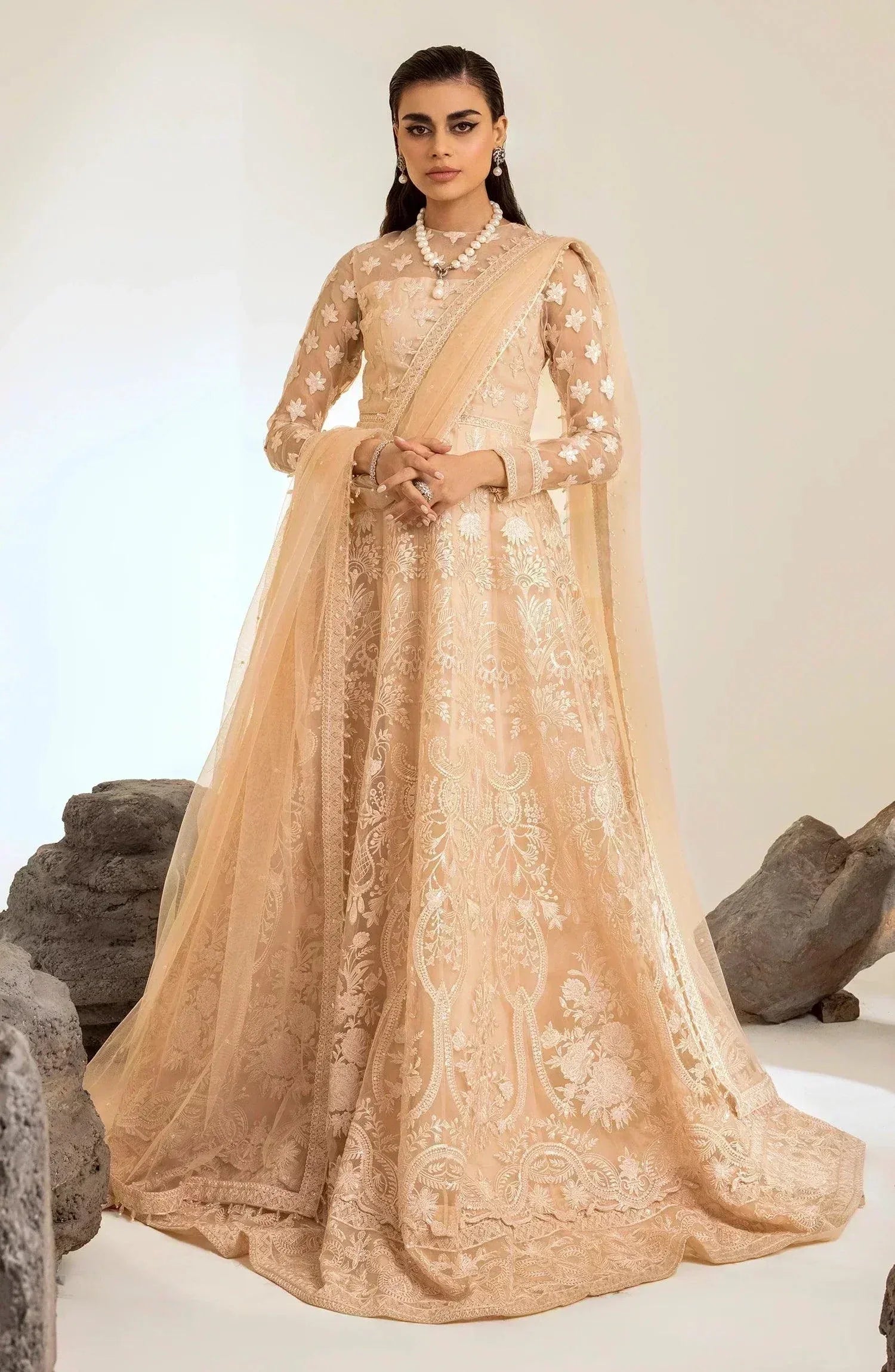 Maryum N Maria | The Brides 23 | Dazzle LighT (MS23-539) - Aqsa Fabrics