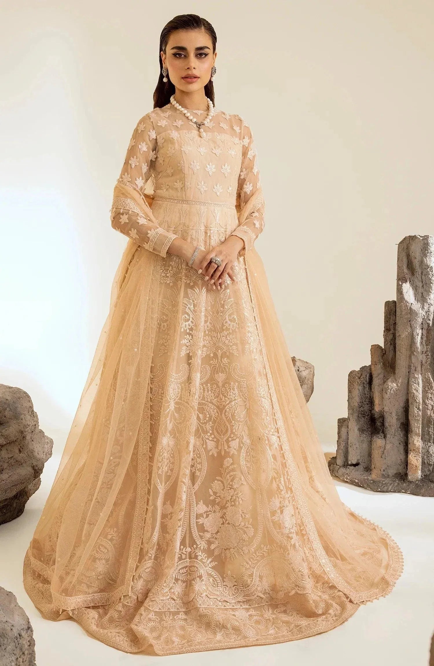 Maryum N Maria | The Brides 23 | Dazzle LighT (MS23-539) - Aqsa Fabrics