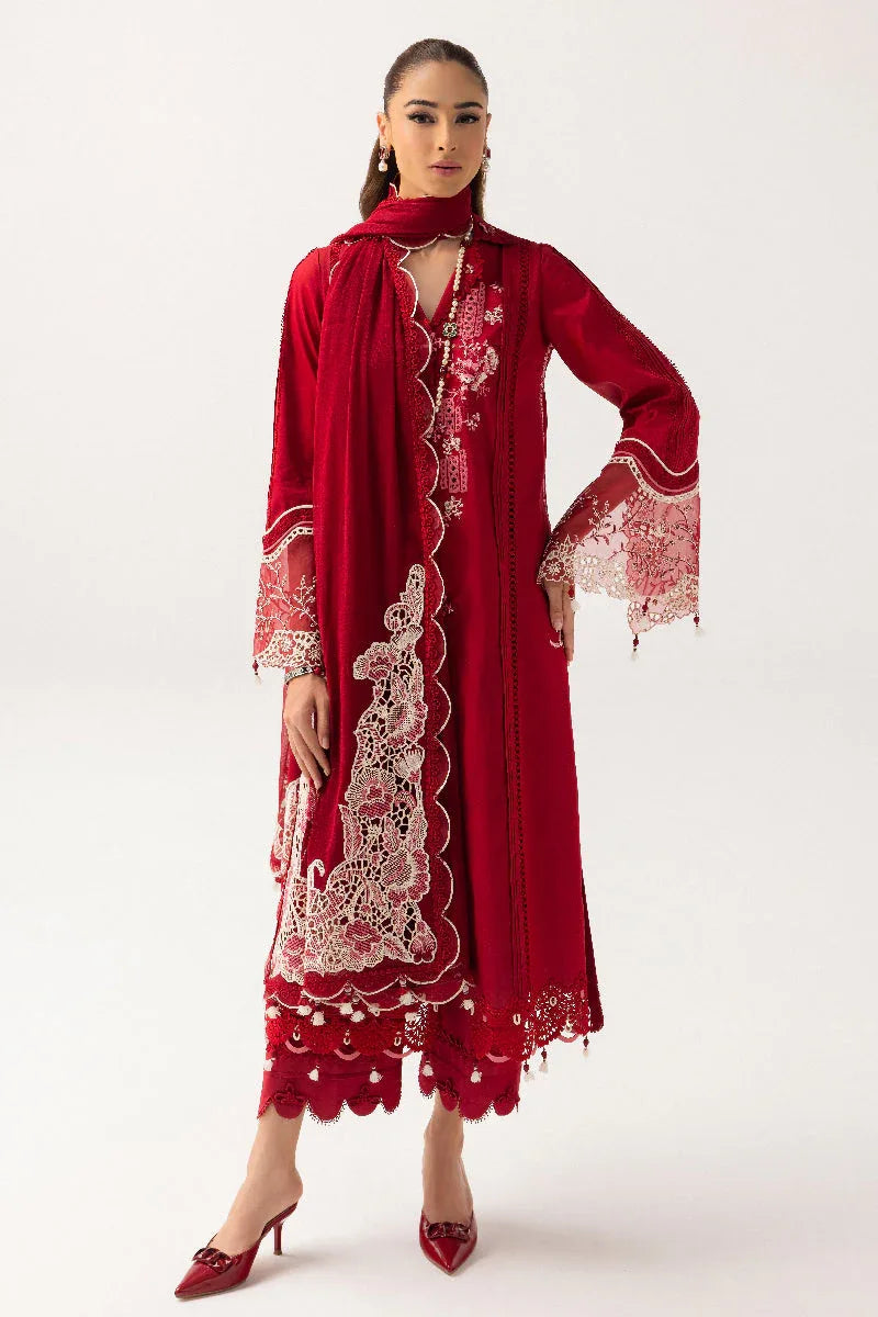 Qalamkar | Basic Pret 25 | KT-02 Jeem - Aqsa Fabrics