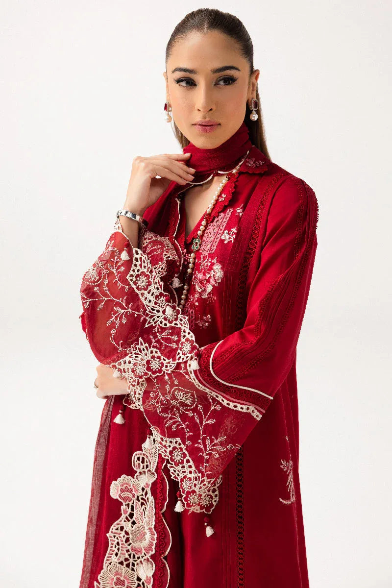 Qalamkar | Basic Pret 25 | KT-02 Jeem - Aqsa Fabrics