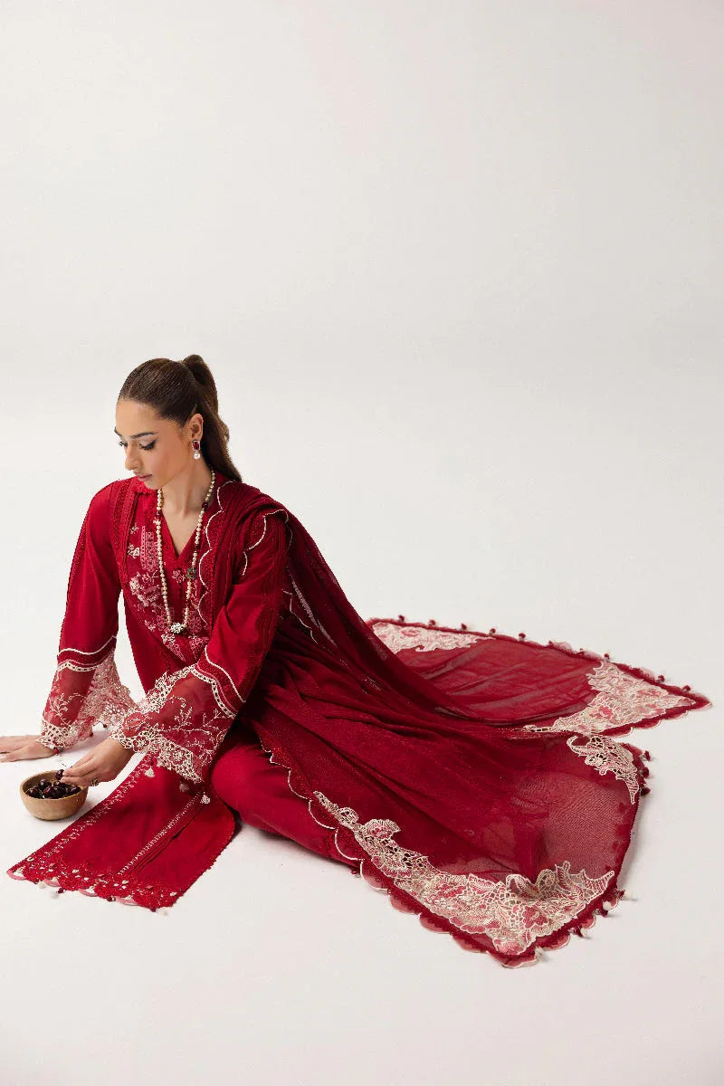 Qalamkar | Basic Pret 25 | KT-02 Jeem - Aqsa Fabrics