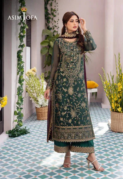 Asim Jofa | Dhanak Rang Collection | AJCF-10 - Aqsa Fabrics