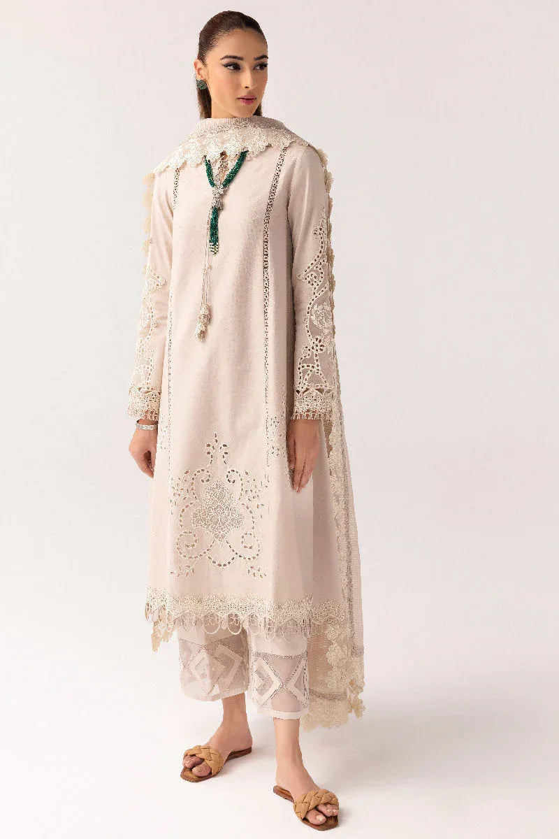 Qalamkar | Basic Pret 25 | KT-03 Naire - Aqsa Fabrics