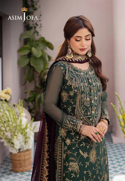 Asim Jofa | Dhanak Rang Collection | AJCF-10 - Aqsa Fabrics