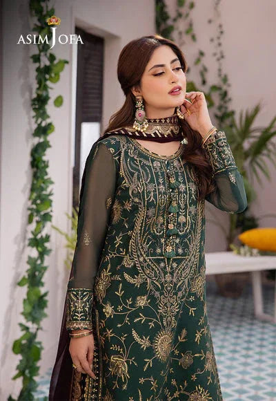 Asim Jofa | Dhanak Rang Collection | AJCF-10 - Aqsa Fabrics