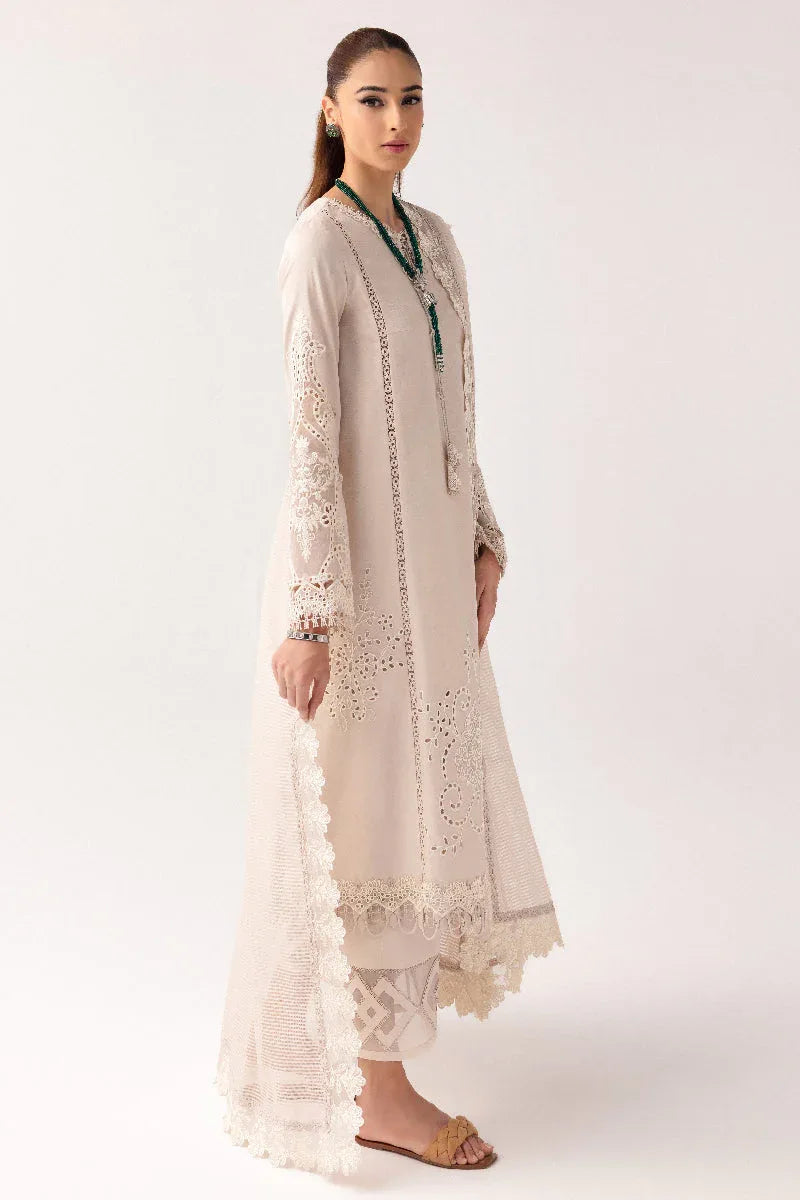 Qalamkar | Basic Pret 25 | KT-03 Naire - Aqsa Fabrics