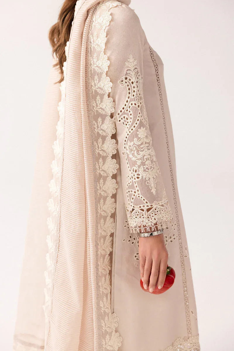 Qalamkar | Basic Pret 25 | KT-03 Naire - Aqsa Fabrics