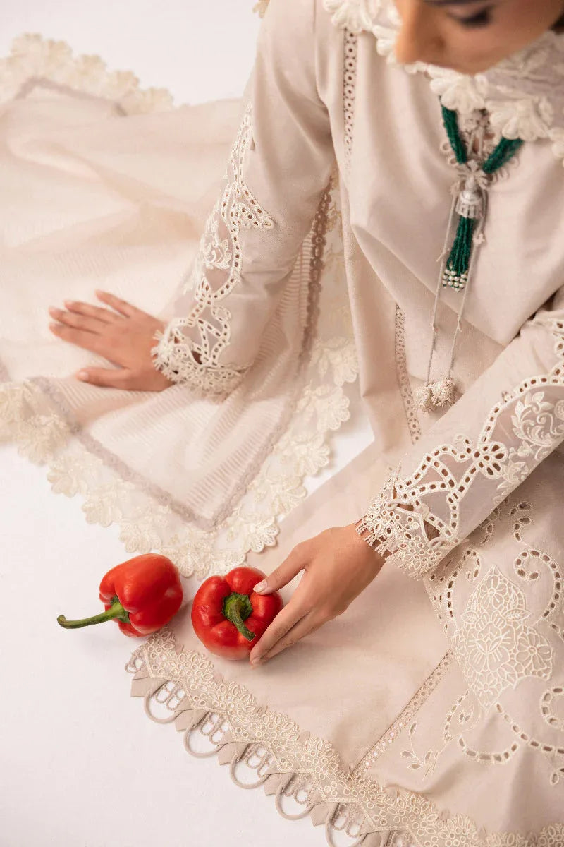 Qalamkar | Basic Pret 25 | KT-03 Naire - Aqsa Fabrics