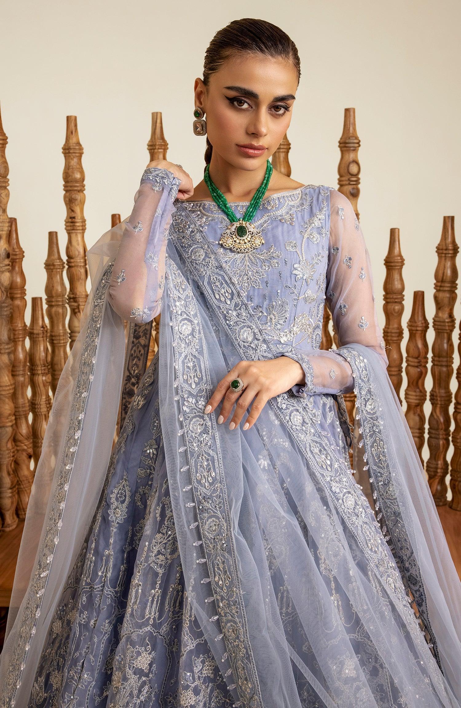 Maryum N Maria | The Brides 23 | Moons Reflection (MS23-540) - Aqsa Fabrics