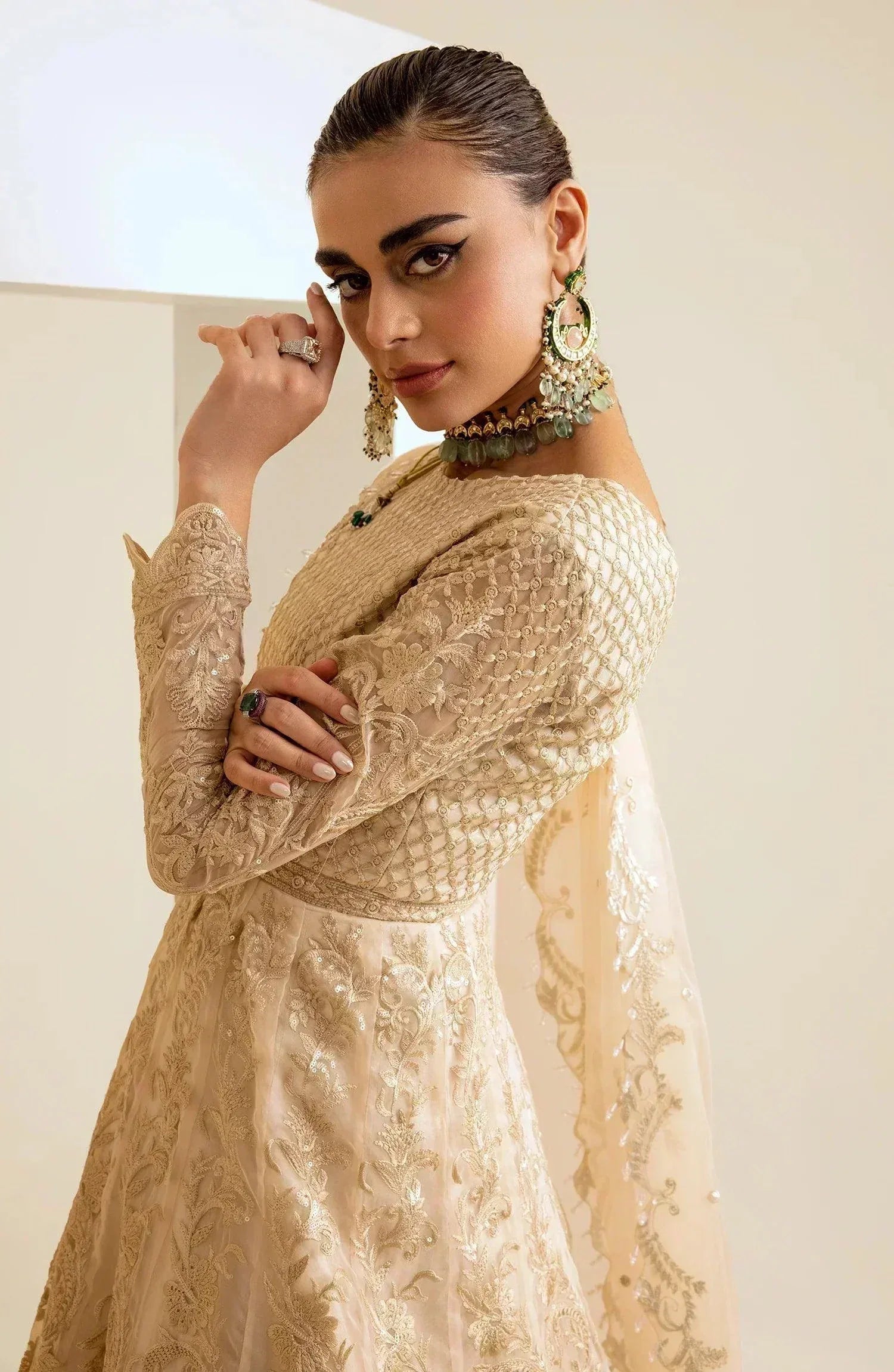 Maryum N Maria | The Brides 23 | Shroom (MS23-538) - Aqsa Fabrics