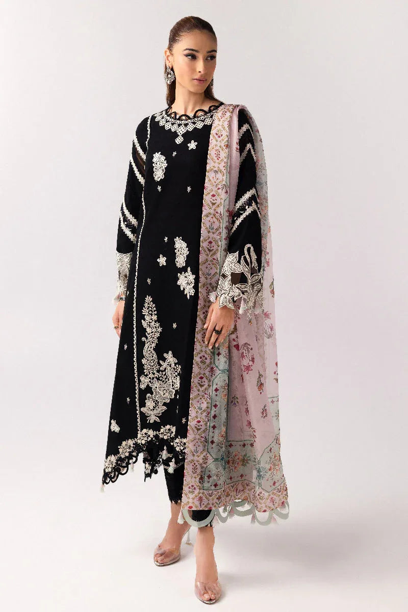 Qalamkar | Basic Pret 25 | KT-07 Mahira - Aqsa Fabrics