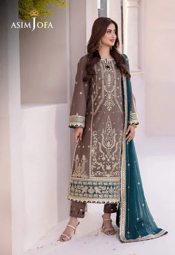 Asim Jofa | Dhanak Rang Collection | AJCF-30 - Aqsa Fabrics