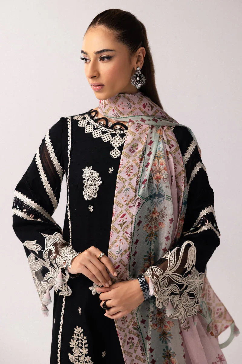 Qalamkar | Basic Pret 25 | KT-07 Mahira - Aqsa Fabrics