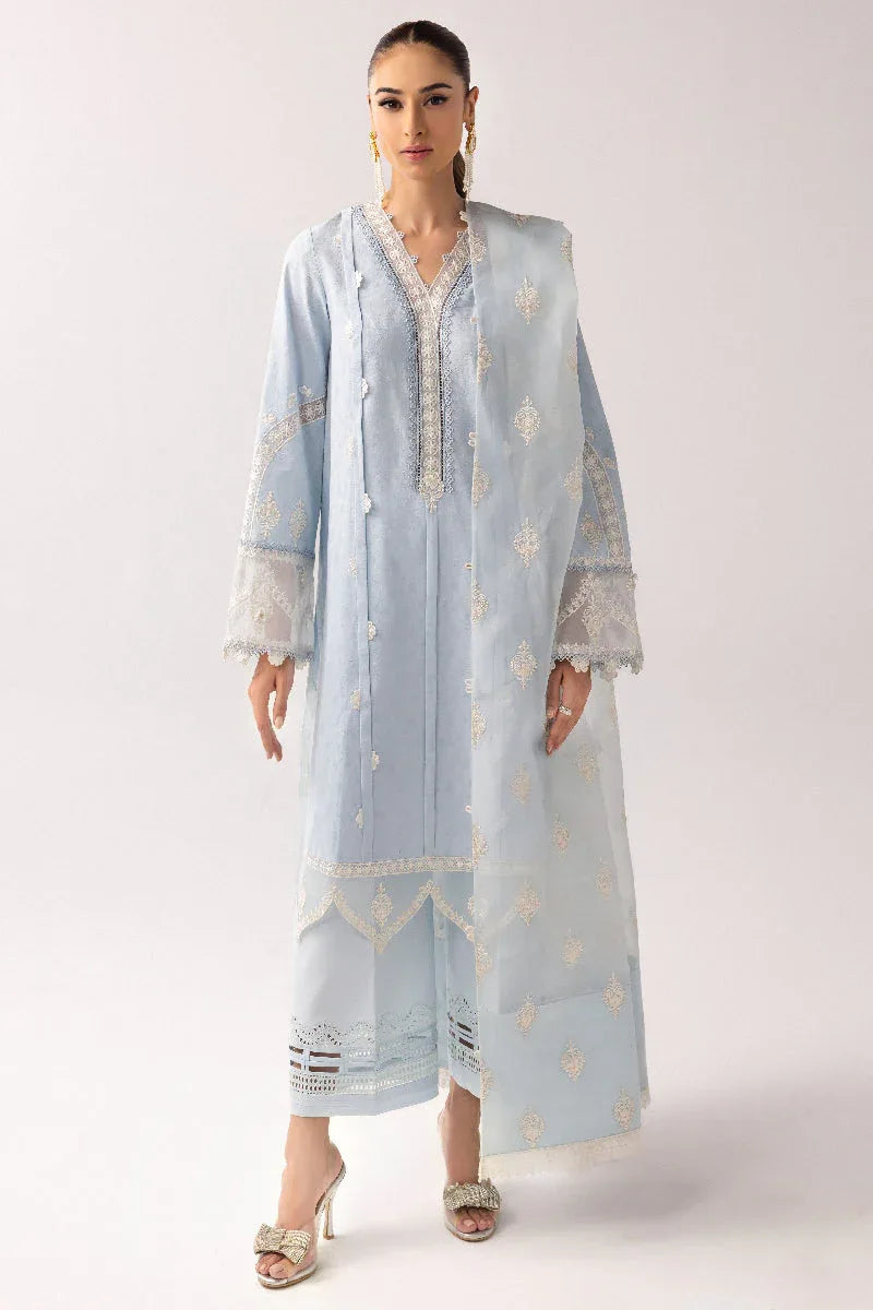 Qalamkar | Basic Pret 25 | KT-04 Wardah - Aqsa Fabrics