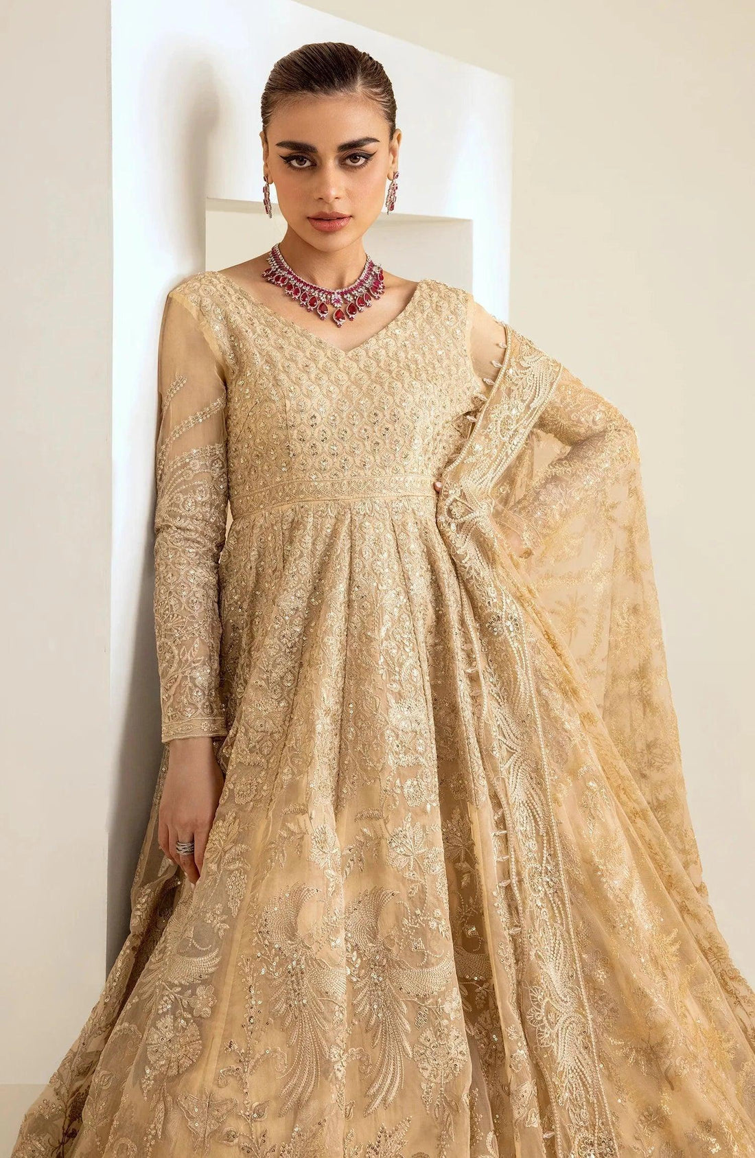 Maryum N Maria | The Brides 23 | Omega (MS23-537) - Aqsa Fabrics