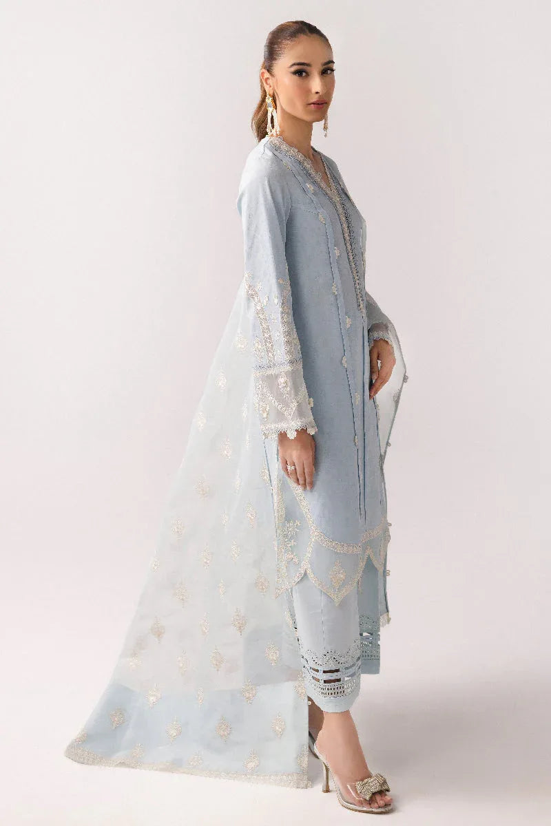 Qalamkar | Basic Pret 25 | KT-04 Wardah - Aqsa Fabrics