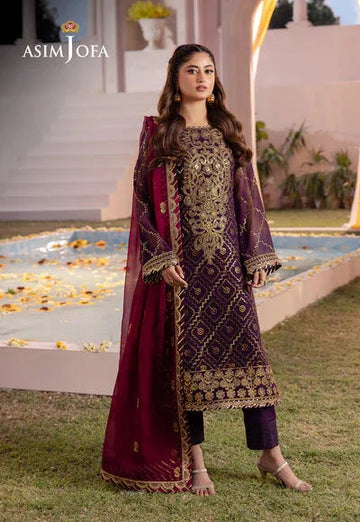 Asim Jofa | Dhanak Rang Collection | AJCF-02 - Aqsa Fabrics