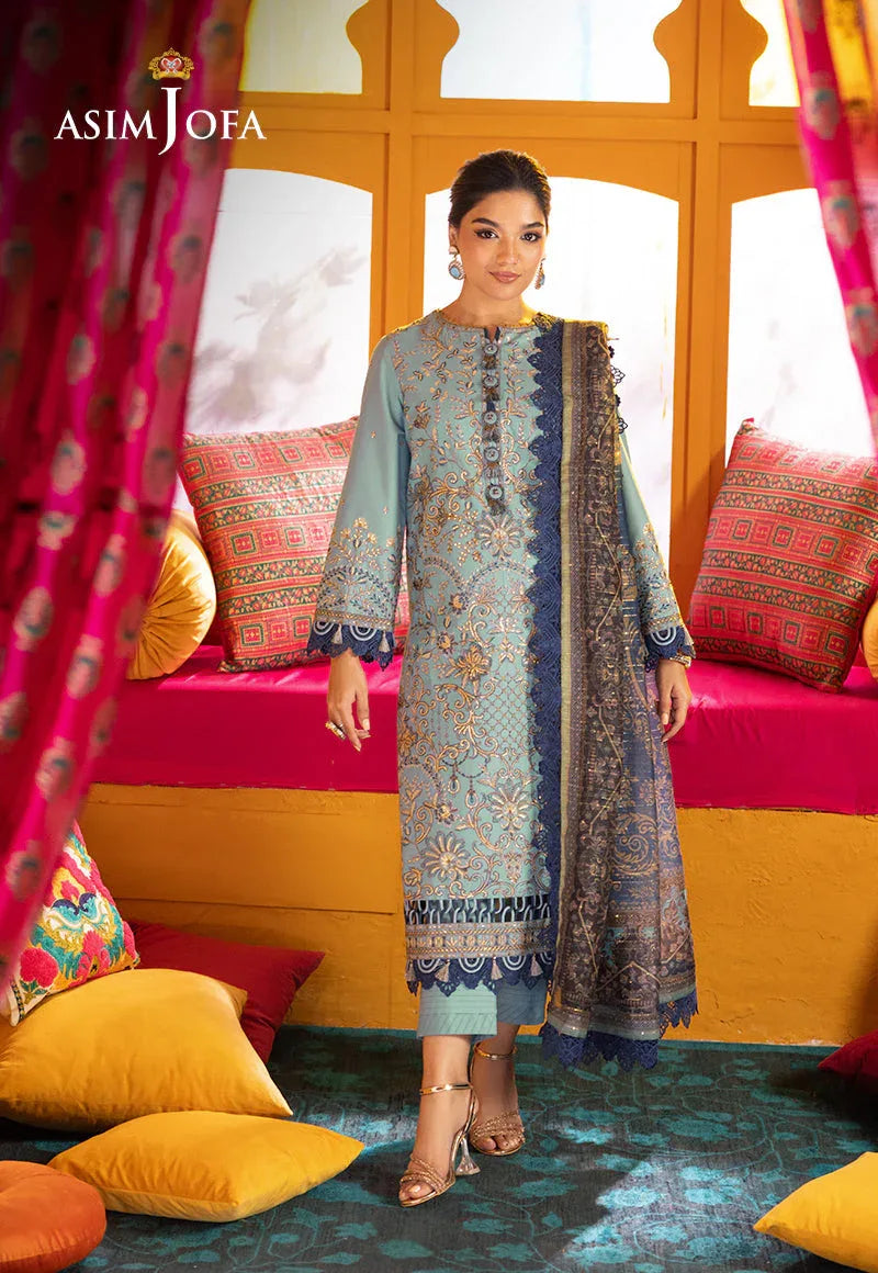 Asim Jofa | Asra Festive Essentials | AJRA-12 - Aqsa Fabrics