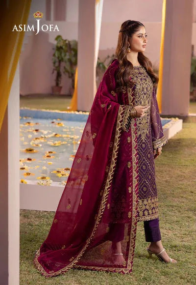 Asim Jofa | Dhanak Rang Collection | AJCF-02 - Aqsa Fabrics