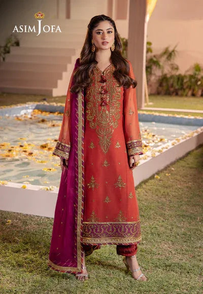 Asim Jofa | Dhanak Rang Collection | AJCF-24 - Aqsa Fabrics