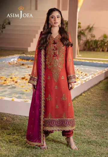 Asim Jofa | Dhanak Rang Collection | AJCF-24 - Aqsa Fabrics