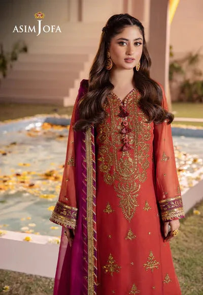 Asim Jofa | Dhanak Rang Collection | AJCF-24 - Aqsa Fabrics