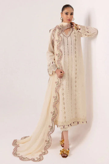 Qalamkar | Basic Pret 25 | KT-01 Lverah - Aqsa Fabrics