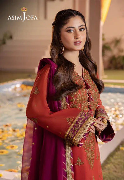 Asim Jofa | Dhanak Rang Collection | AJCF-24 - Aqsa Fabrics