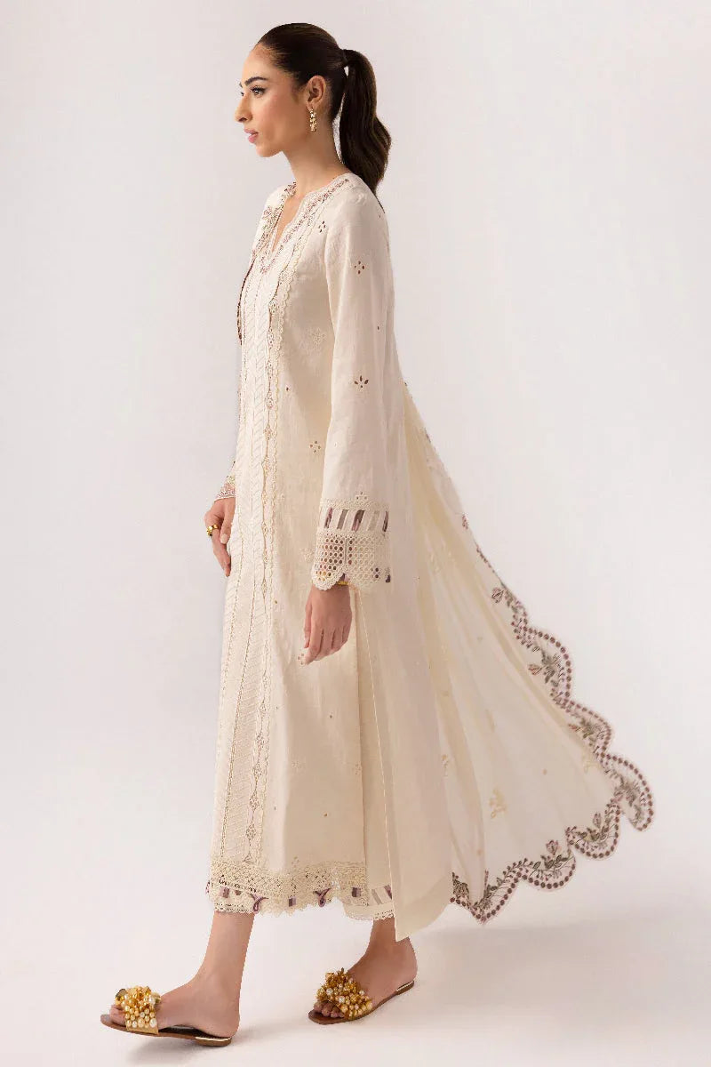 Qalamkar | Basic Pret 25 | KT-01 Lverah - Aqsa Fabrics