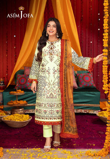 Asim Jofa | Asra Festive Essentials | AJRA-15 - Aqsa Fabrics