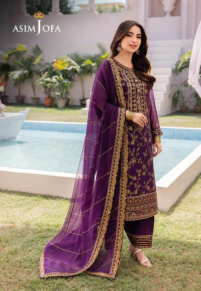 Asim Jofa | Dhanak Rang Collection | AJCF-08 - Aqsa Fabrics