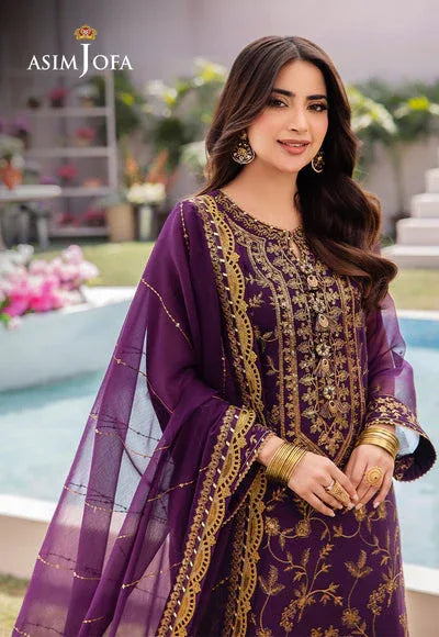 Asim Jofa | Dhanak Rang Collection | AJCF-08 - Aqsa Fabrics