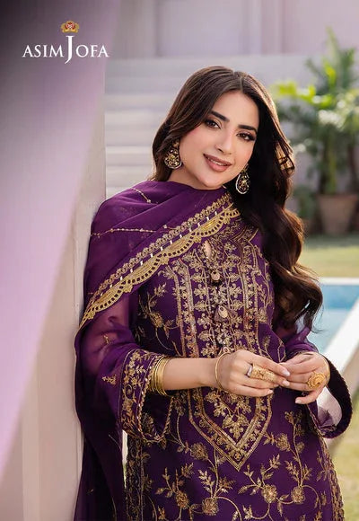 Asim Jofa | Dhanak Rang Collection | AJCF-08 - Aqsa Fabrics