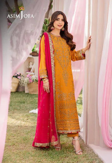 Asim Jofa | Dhanak Rang Collection | AJCF-25 - Aqsa Fabrics