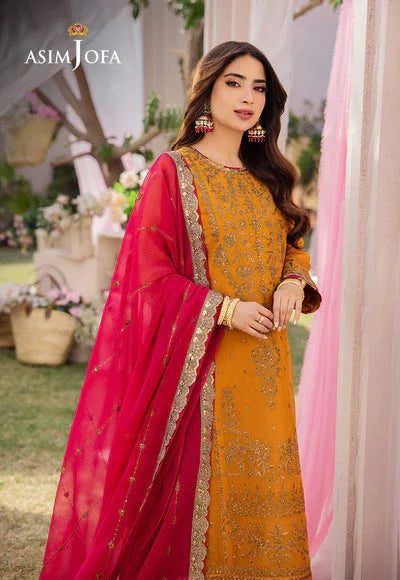 Asim Jofa | Dhanak Rang Collection | AJCF-25 - Aqsa Fabrics