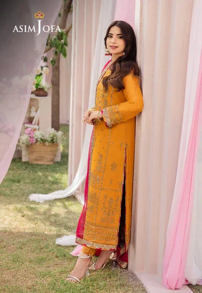 Asim Jofa | Dhanak Rang Collection | AJCF-25 - Aqsa Fabrics