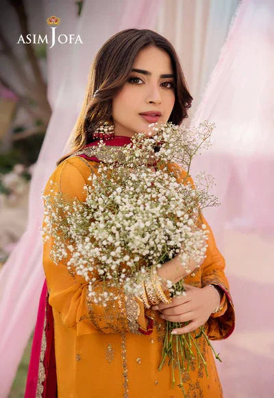 Asim Jofa | Dhanak Rang Collection | AJCF-25 - Aqsa Fabrics