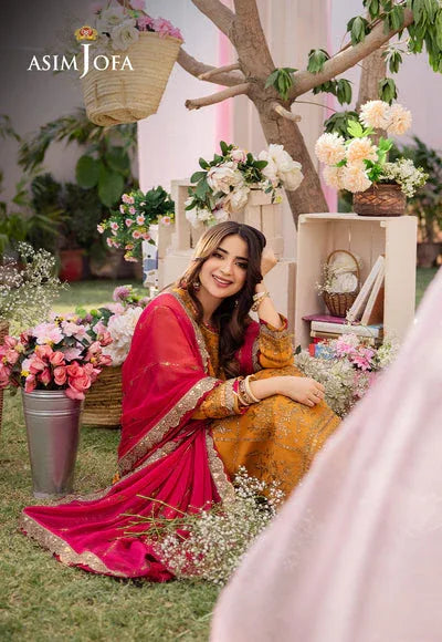 Asim Jofa | Dhanak Rang Collection | AJCF-25 - Aqsa Fabrics