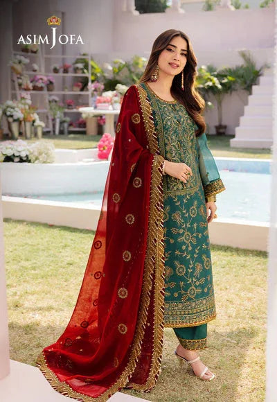 Asim Jofa | Dhanak Rang Collection | AJCF-11 - Aqsa Fabrics