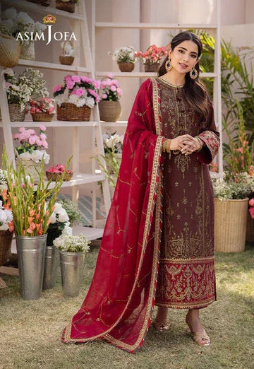 Asim Jofa | Dhanak Rang Collection | AJCF-27 - Aqsa Fabrics