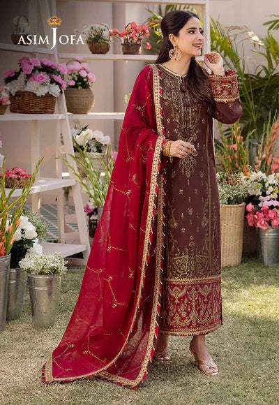 Asim Jofa | Dhanak Rang Collection | AJCF-27 - Aqsa Fabrics