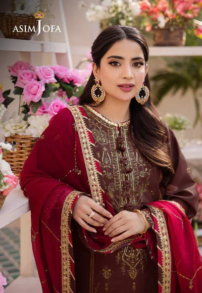 Asim Jofa | Dhanak Rang Collection | AJCF-27 - Aqsa Fabrics