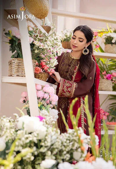 Asim Jofa | Dhanak Rang Collection | AJCF-27 - Aqsa Fabrics