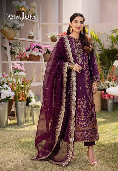 Asim Jofa | Dhanak Rang Collection | AJCF-22 - Aqsa Fabrics