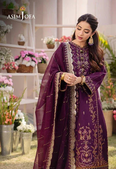 Asim Jofa | Dhanak Rang Collection | AJCF-22 - Aqsa Fabrics