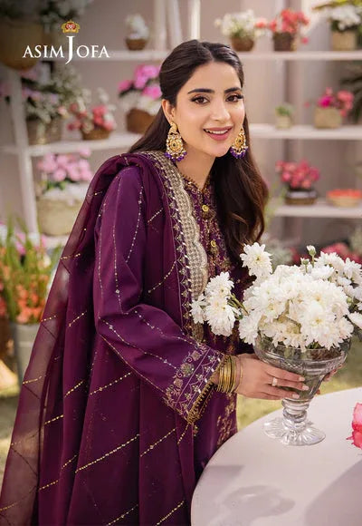 Asim Jofa | Dhanak Rang Collection | AJCF-22 - Aqsa Fabrics