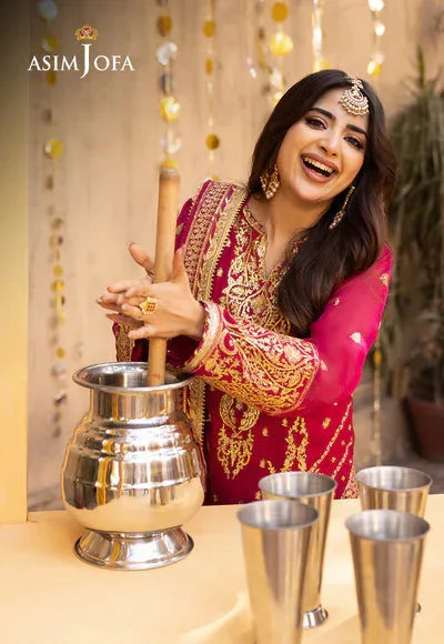 Asim Jofa | Chamak Damak Festive 24 | AJCD-21 - Aqsa Fabrics